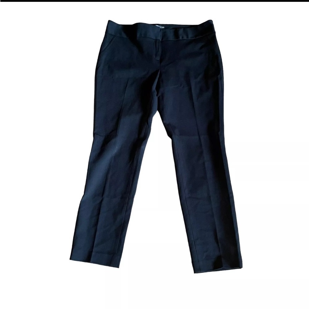 Women's Black Straight-Leg Dress Pants